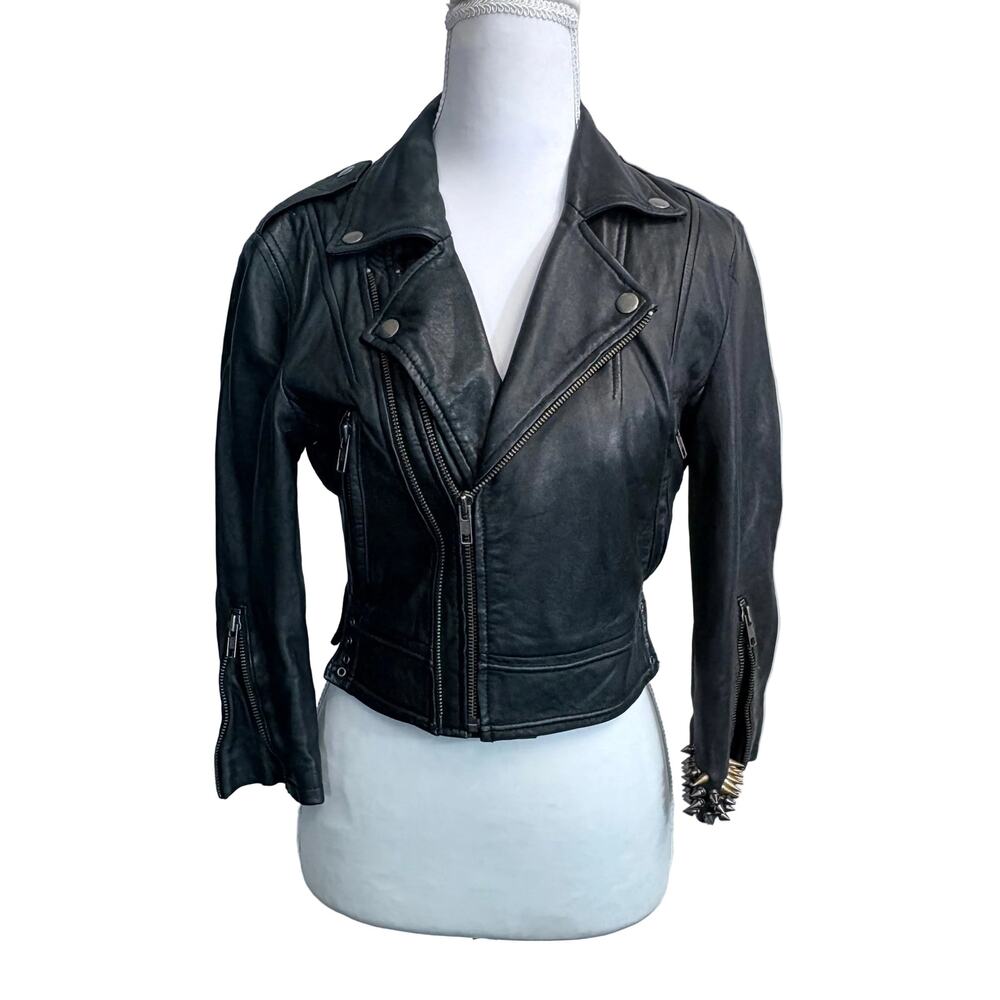 Joie Lamb Skin Leather women's Jacket, extra small
